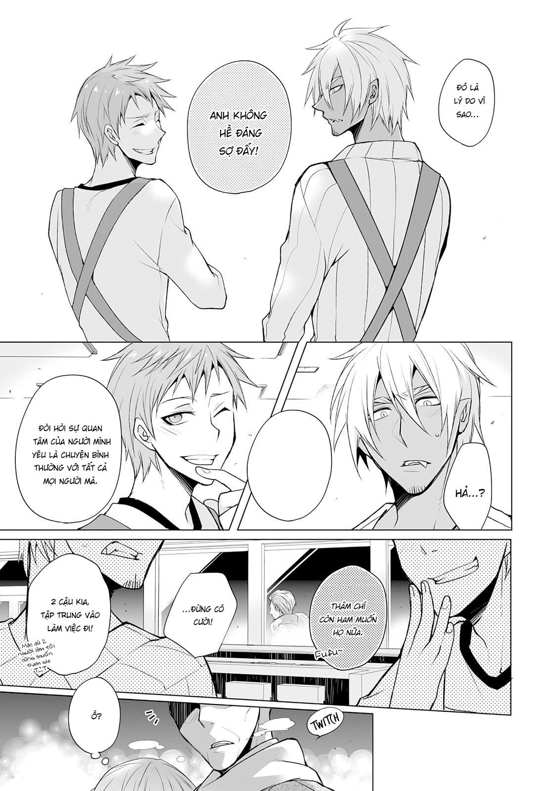 anh chàng người sói và tiểu thuyết gia lập dị chapter 5.1 14