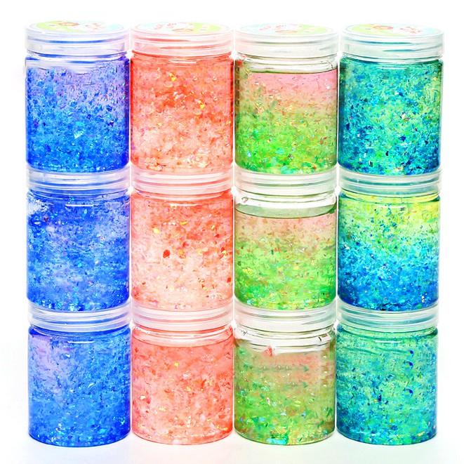 SLIME LỌ KIM TUYẾN THỦY TINH PHỐI MÀU MAGIC TO cực đẹp thiết kế độc đáo ấn tượng Đồ chơi Slam Gudetama