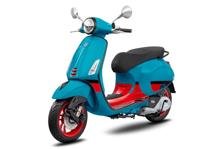 XE TAY GA VESPA PRIMAVERA COLOR VIBER MÀU XANH NGỌC BLUE AUDACE