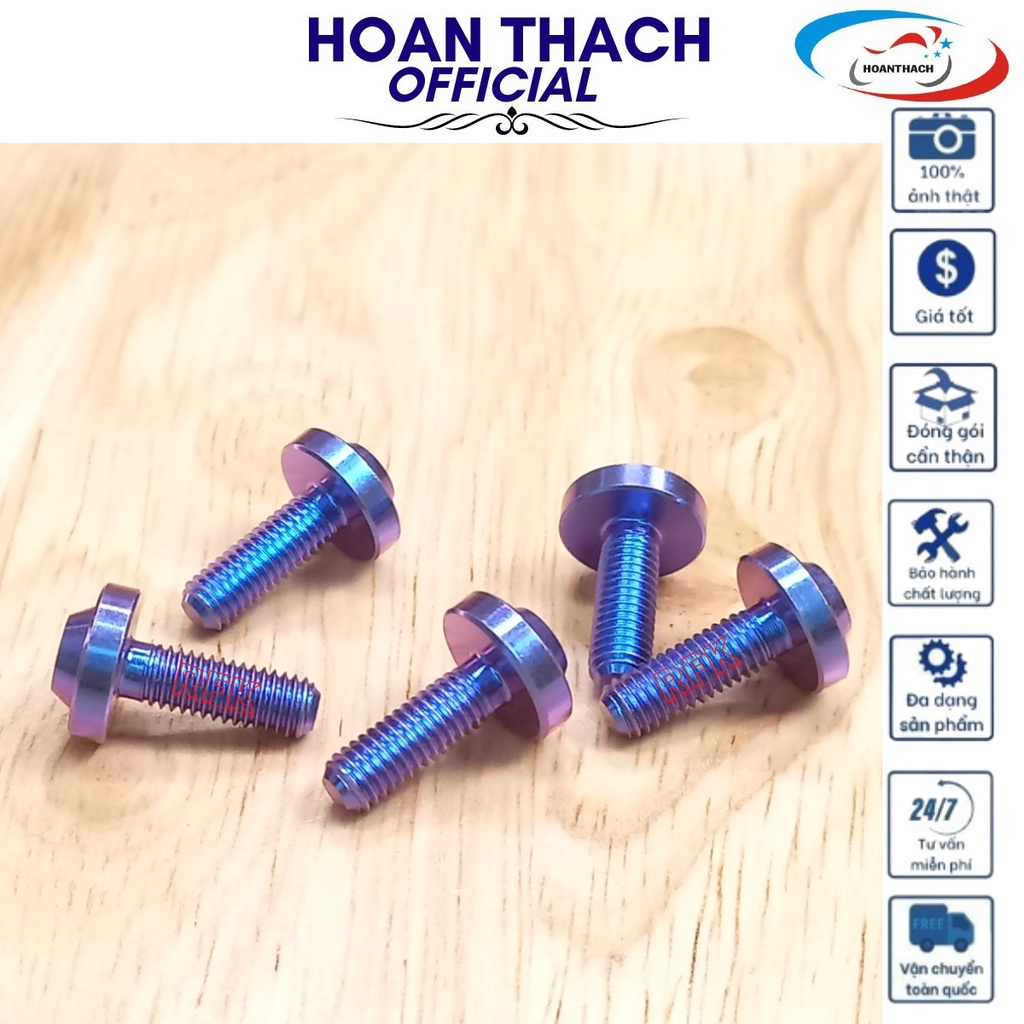 Ốc Titan Gr5 Đầu Dù 5L15 Tím Dùng cho nhiều dòng xe SP010344 (giá 1 con)