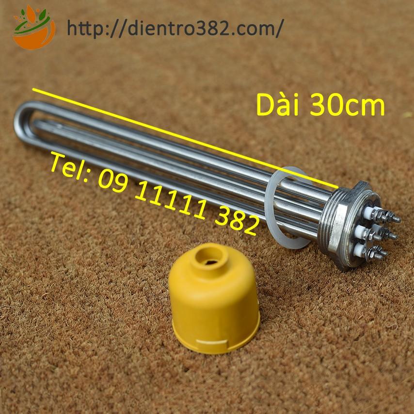 Thanh nhiệt inox 304 ren phi 47