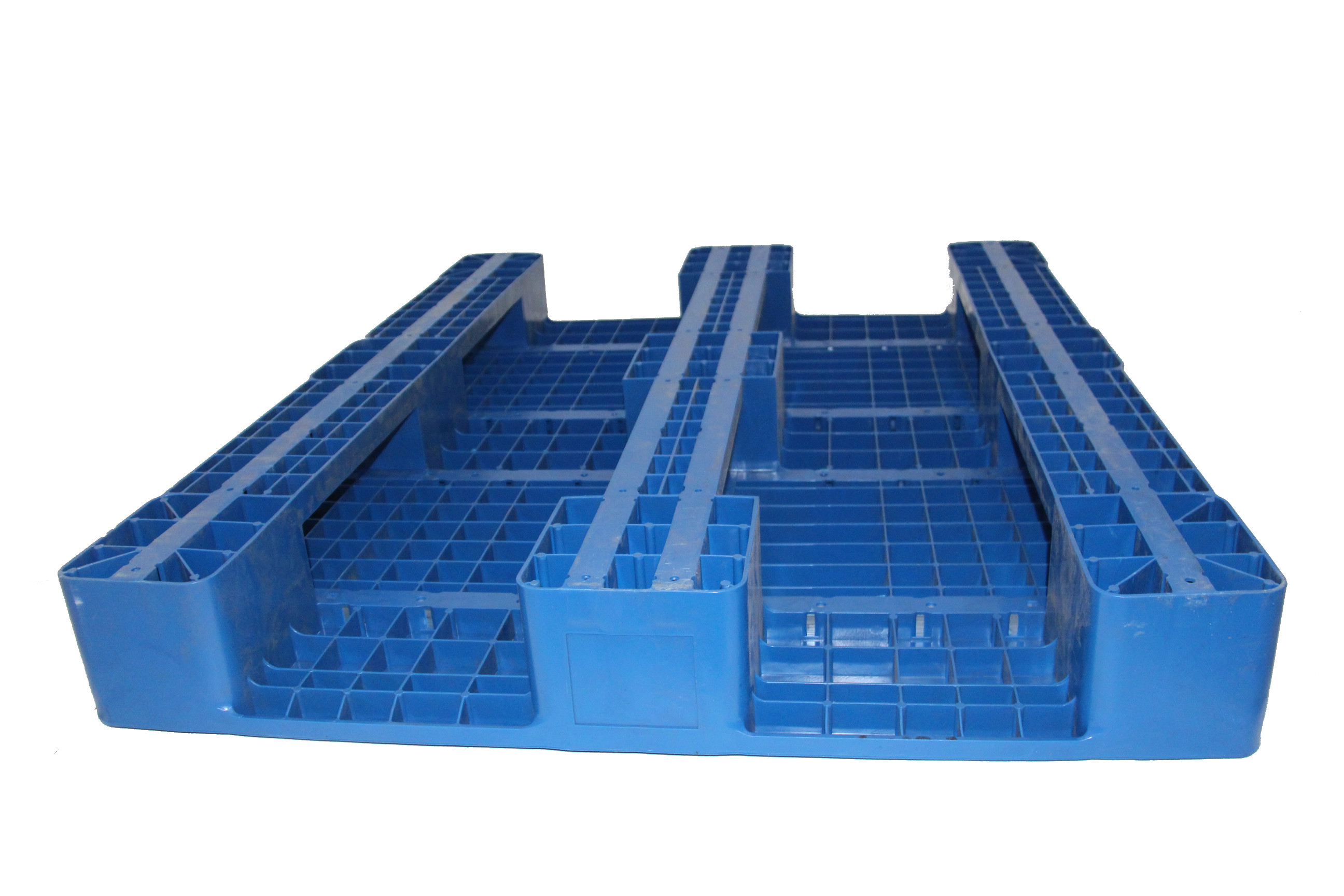Pallet Nhựa Khôi Việt1200x1000x150 một mặt bít màu xanh