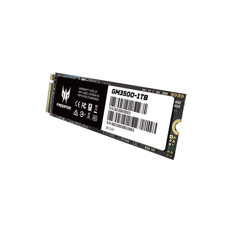 Ổ cứng Acer SSD Predator GM3500 M.2 Flagship Gaming Tốc độ đọc 3400 MB/s - HÀNG CHÍNH HÃNG Bảo hành 5 năm