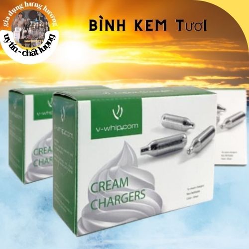 Viên ga bình xịt kem pha chế, dụng cụ pha chế