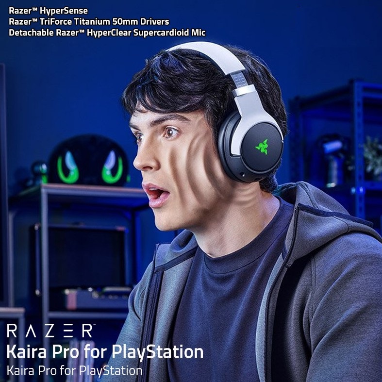 [Mới, hàng chính hãng] Tai nghe Razer Kaira Pro HyperSpeed-Licensed PlayStation 5
