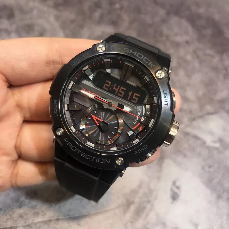 Đồng Hồ Nam Dây Nhựa Casio G-Shock GST-B200B-1ADR G-Steel Bluetooth | NĂNG LƯỢNG MẶT TRỜI | GST-B200B-1A