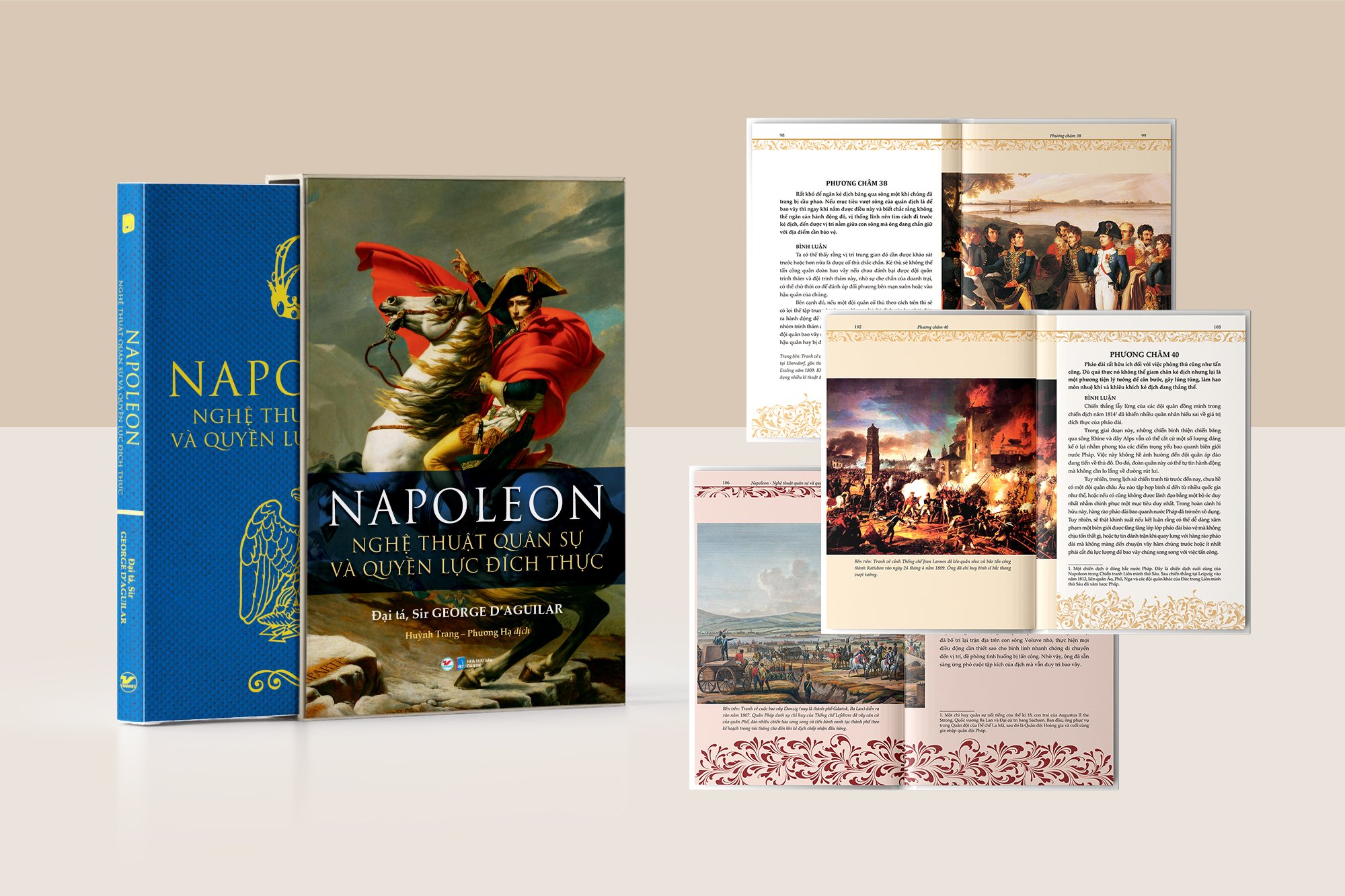 BỘ SÁCH DELUXE BOOKS (BỘ SÁCH SANG TRỌNG) – Napoleon - Nghệ thuật quân sự và quyền lực đích thực