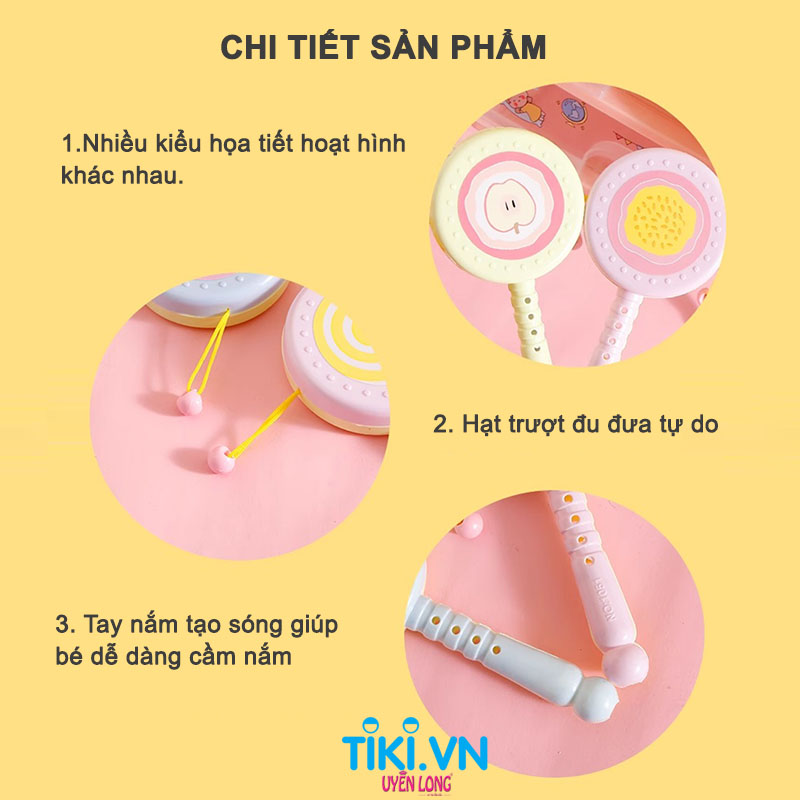 Trống Lắc, Lục Lạc Hoạt Hình Đa Dạng Cho Bé Sơ Sinh, Mẫu Mới, Màu Sắc Nét, Nhựa An Toàn, Tiếng Kêu Vui Tai