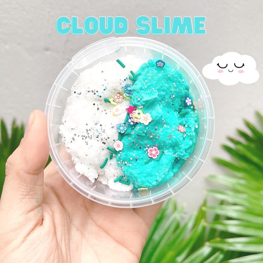 Cloud Slime Tuyết Slime Mây Hủ 200ml Dẻo Thơm Mịn Không Dính Tay