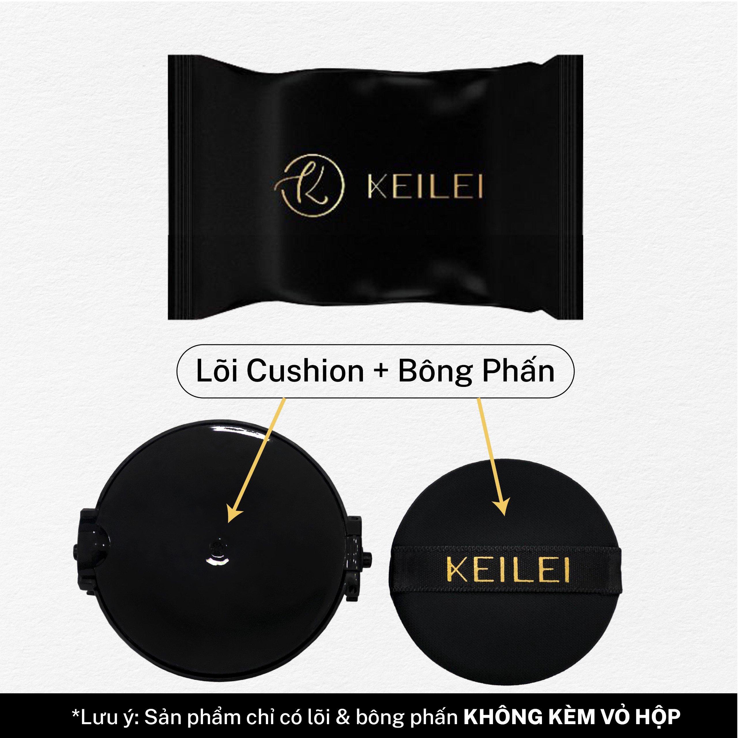 [LÕI CUSHION] Phấn nước đa năng 3 trong 1 KEILEI - 3 in 1 Radiance Cushion KEILEI