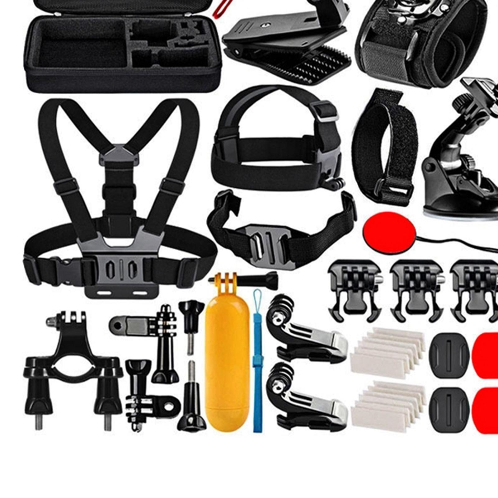 50 in 1 Action Camera Accessory Kit for HERO9 8 Black 7 6 5 4 3+ 3 2 1
