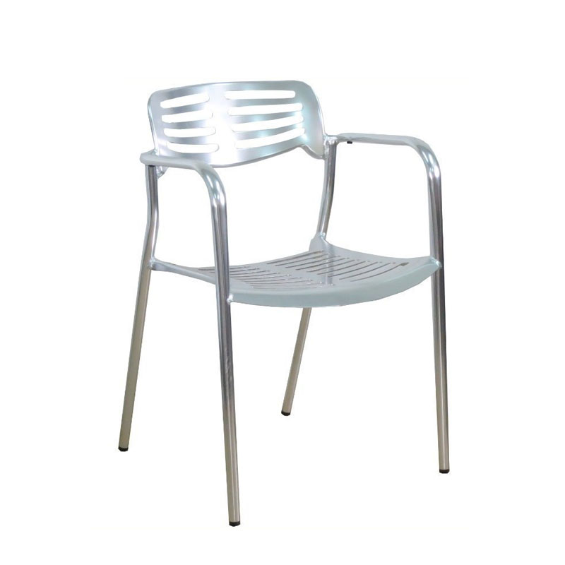 Ghế cafe ngoài trời hợp kim nhôm có tay cao cấp sang trọng hiện đại CC07001-A Nội thất Capta