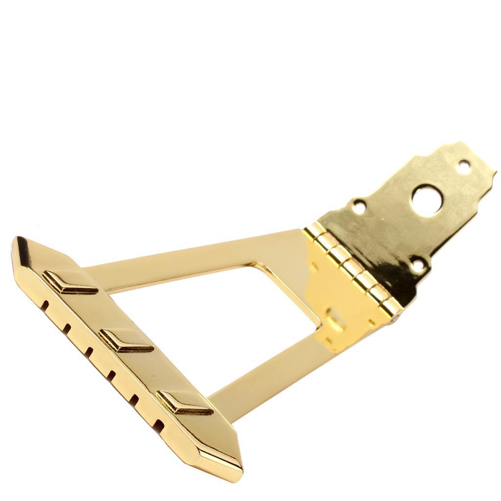 Guitar Tailpiece Bridge Jazz Archtop Replacement Golden