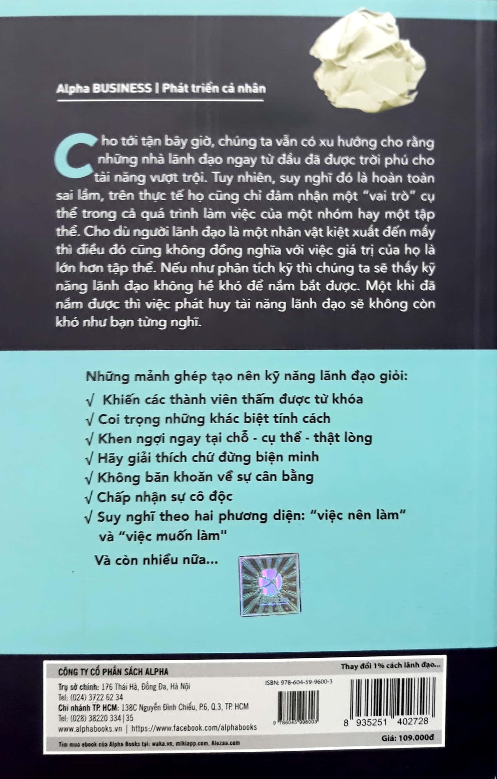 Thay Đổi 1% Cách Lãnh Đạo - 99% Đạt Được Thành Công
