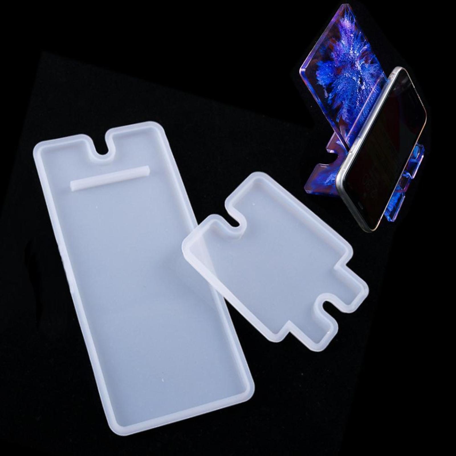Handmade Phone Stands Silicone Molds Cell Phone Bracket Silicone Mold DIY Phone Holder Epoxy Resin Moulds Arts Crafts