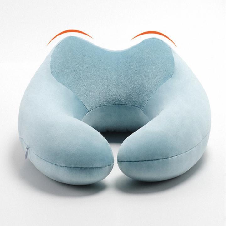 Gối đỡ cổ kèm nón U-Shaped Neck Cover cao cấp