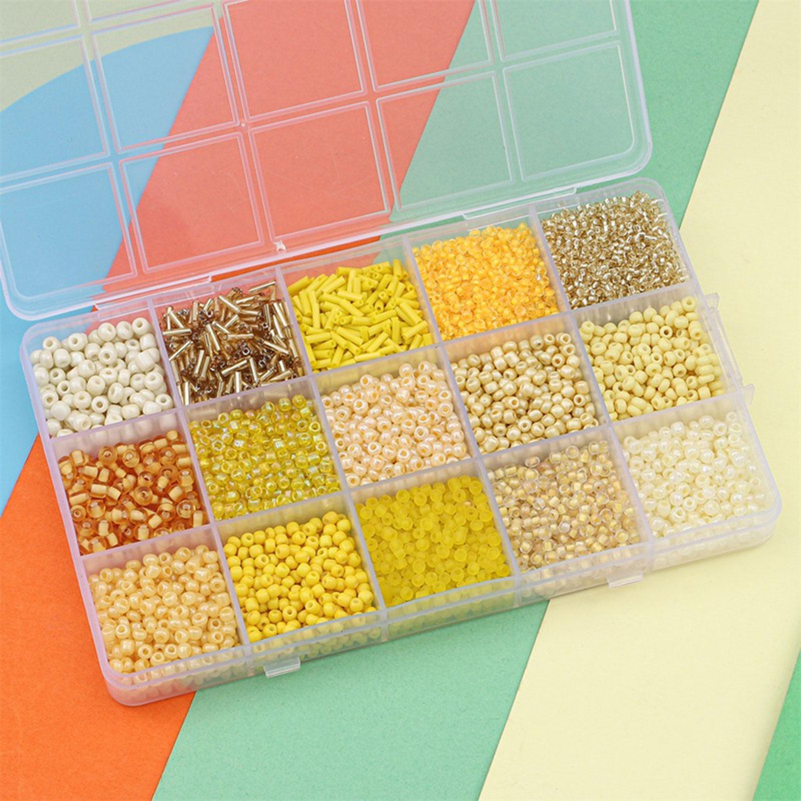 Round Glass Beads for Jewelry Making Spacer Loose Beads for DIY Necklaces Bracelets Accessories