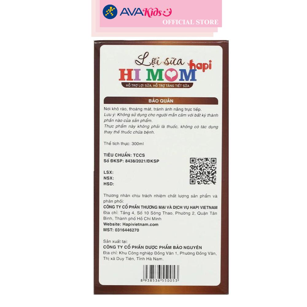 Lợi sữa Hapi VietNam Hi Mom hỗ trợ tăng tiết sữa 30 gói