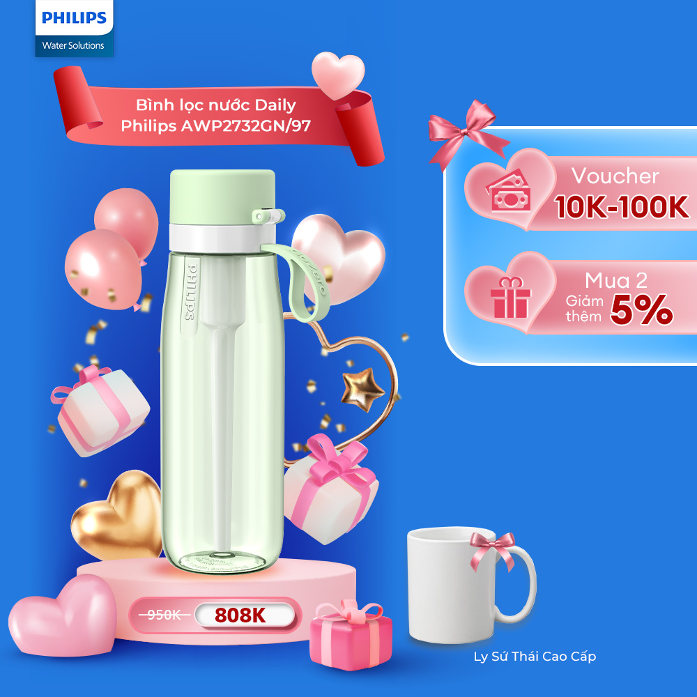 Bình lọc nước Daily Philips AWP2732GN/97 - Hàng chính hãng