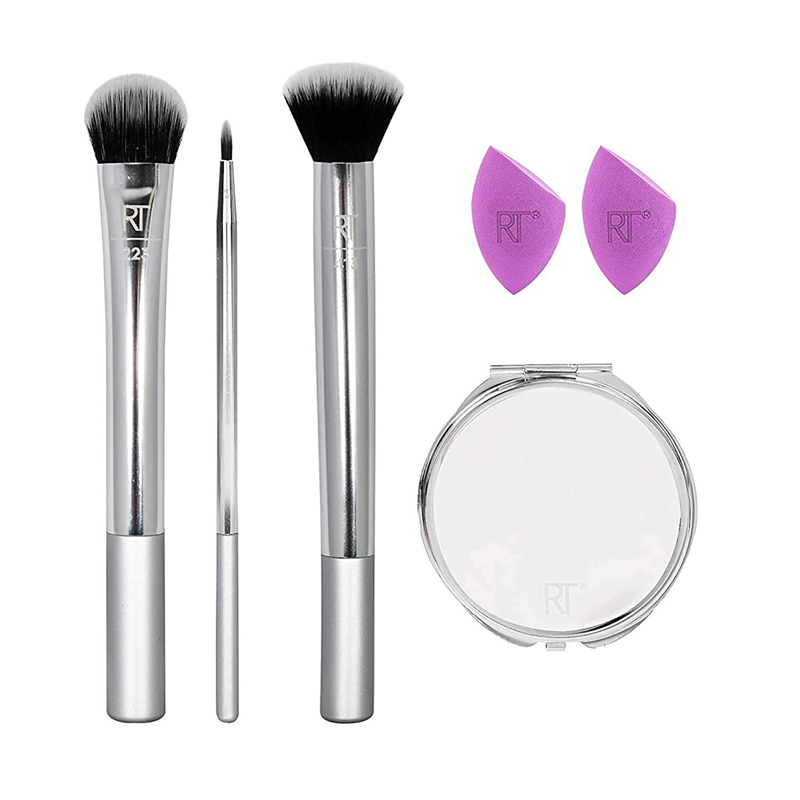 Bộ cọ trang điểm kèm mút và gương Real Techniques poppin' perfection