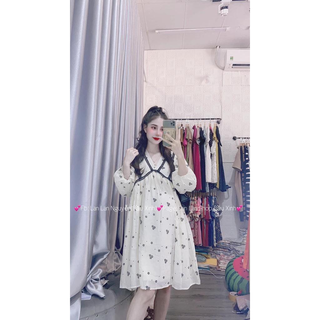 VÁY BẦU THU ĐÔNG maxi phong cách trẻ trung