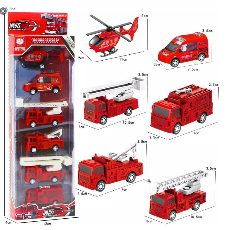 Set 6 Xe Ô Tô Và Máy Bay Nhiều Mẫu Dành Cho Bé