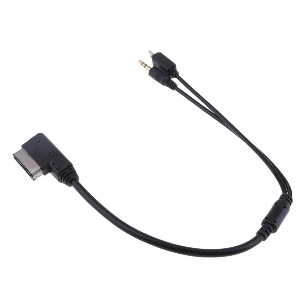 AMI 3.5mm AUX Adapter Charger Cord For IPod IPhone 5 6 Audi VW A3 A8 Q7