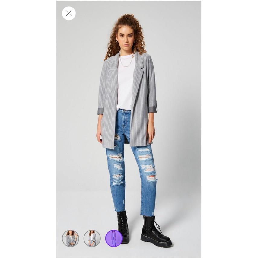 Áo Khoác Vest Blazer Sọc Thời Trang- Cá Tính- Chuẩn Đẹp