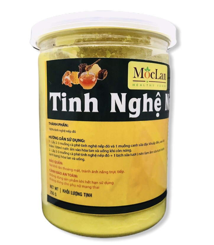 Tinh nghệ nếp đỏ Mộc Lan (hộp 250g )