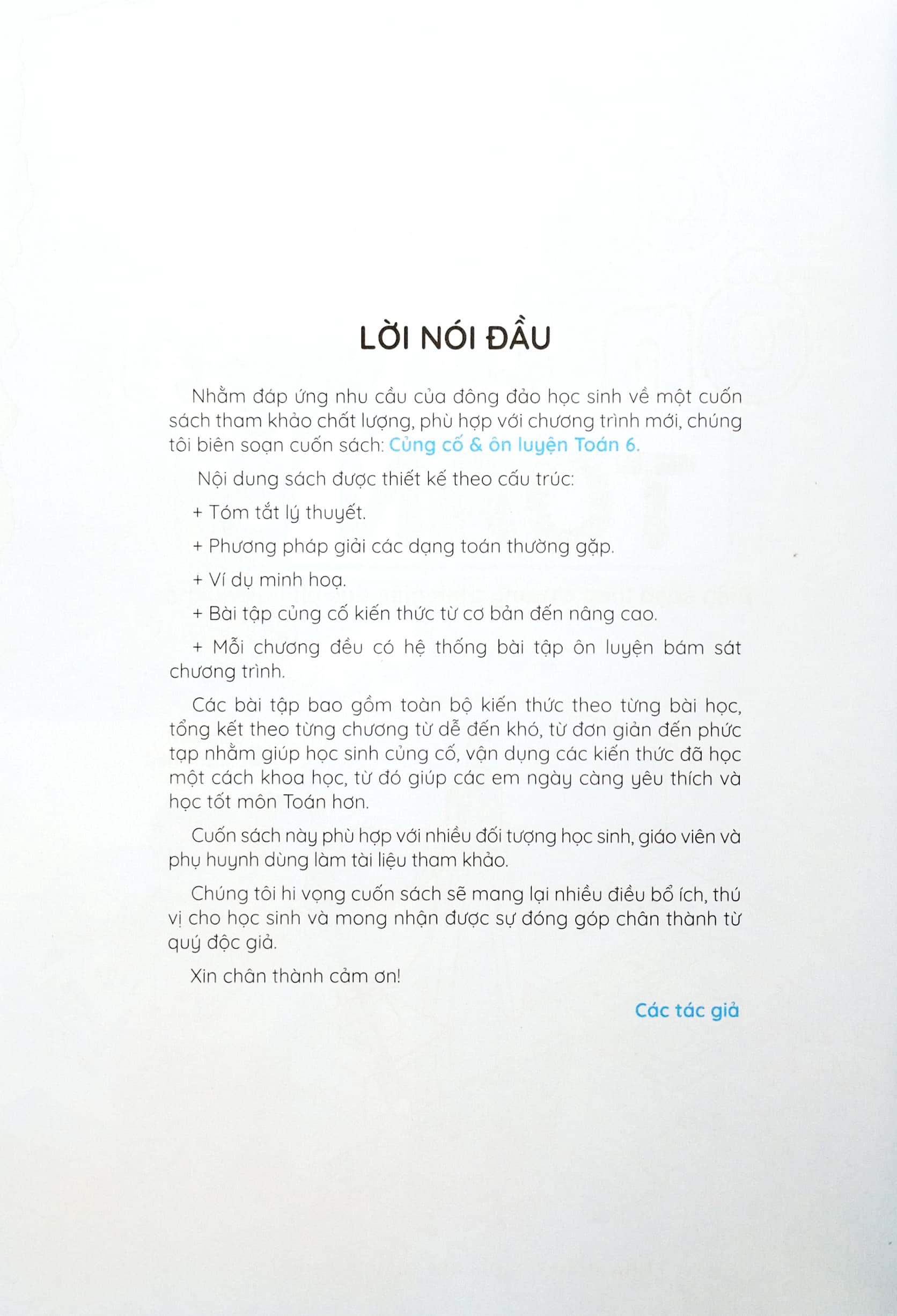 Củng Cố Và Ôn Luyện Toán 6