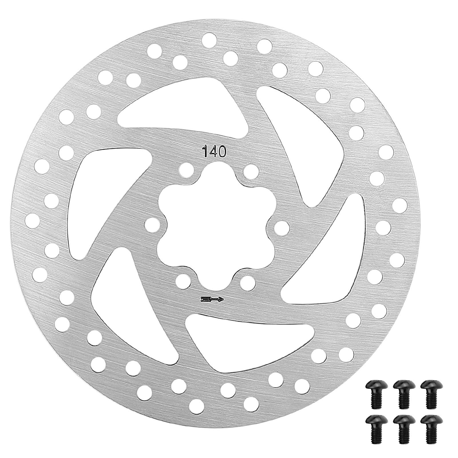 Đĩa Phanh Rotor Xe Tay Ga Điện Bằng Thép Không Gỉ Với 6 Bu Lông Đường Kính 140Mm / 160Mm