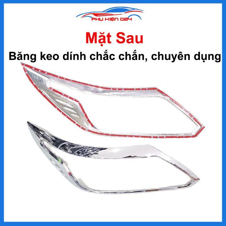Ốp viền đèn pha hậu mạ crom Colorado chống trầy trang trí bảo vệ xe