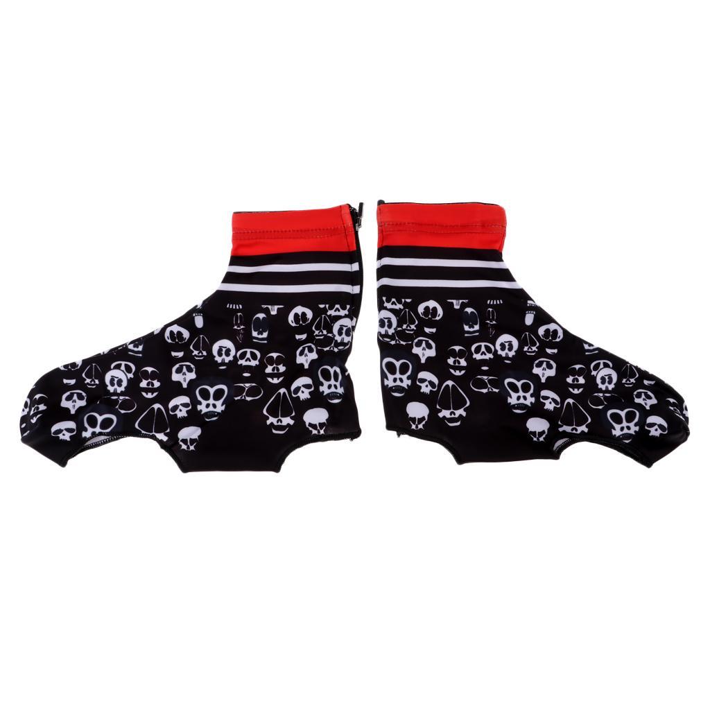 1 Pair Zippered Thermal Shoe Covers Overshoes for Bike Cycling Sports - Choose Size & Color