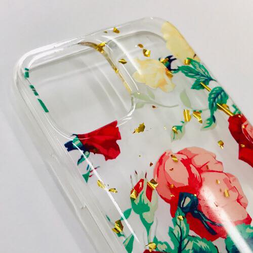 Ốp lưng cho iPhone 11 Pro hiệu i-KURA Bezel Flower D2 - Hàng nhập khẩu