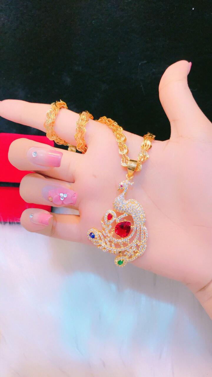Dây chuyền nữ dát vàng 18k EKPM07