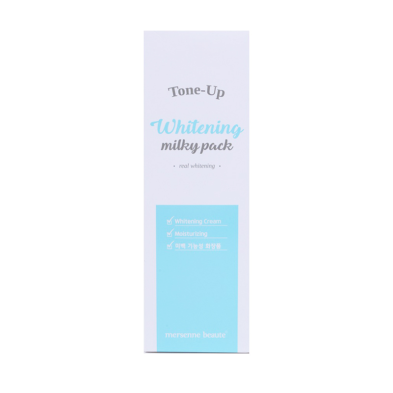 Combo Dưỡng Trắng Da Mặt và Toàn Thân Mersenne Beaute (Tone Up Whitening Cream 50ml + Tone Up Whitening Milky Pack 200ml)