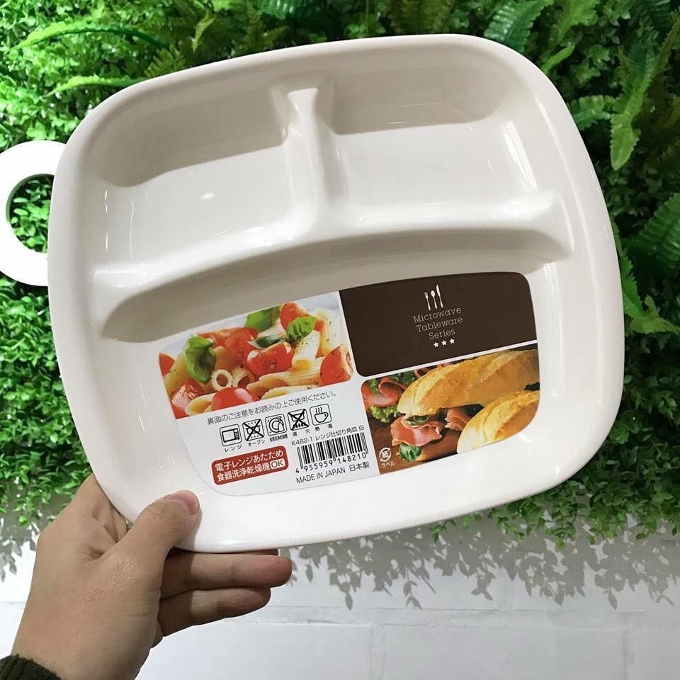 Combo khay trữ đồ ăn dặm cho bé Kokubo 12 ngăn + đĩa 3 ngăn dành cho bé ăn dặm - nội địa Nhật Bản