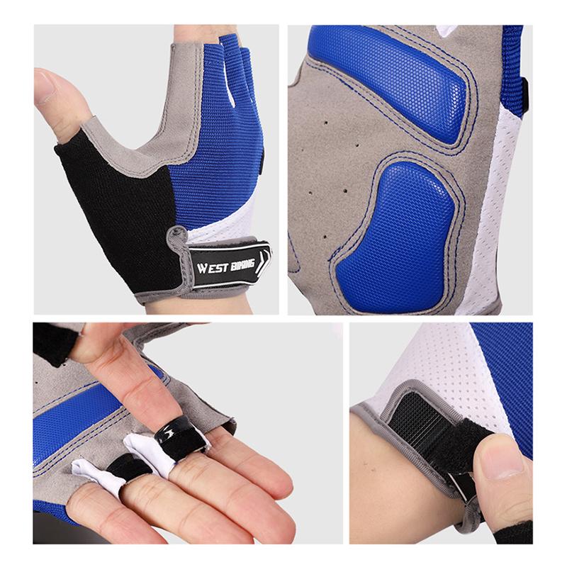 ONASN Câu Cá Ngoài Trời Găng Tay Thoáng Khí Ngón Chống Trượt UV Găng Tay Chống Nắng Nam Nữ Thể Thao Phụ Kiện Câu Cá