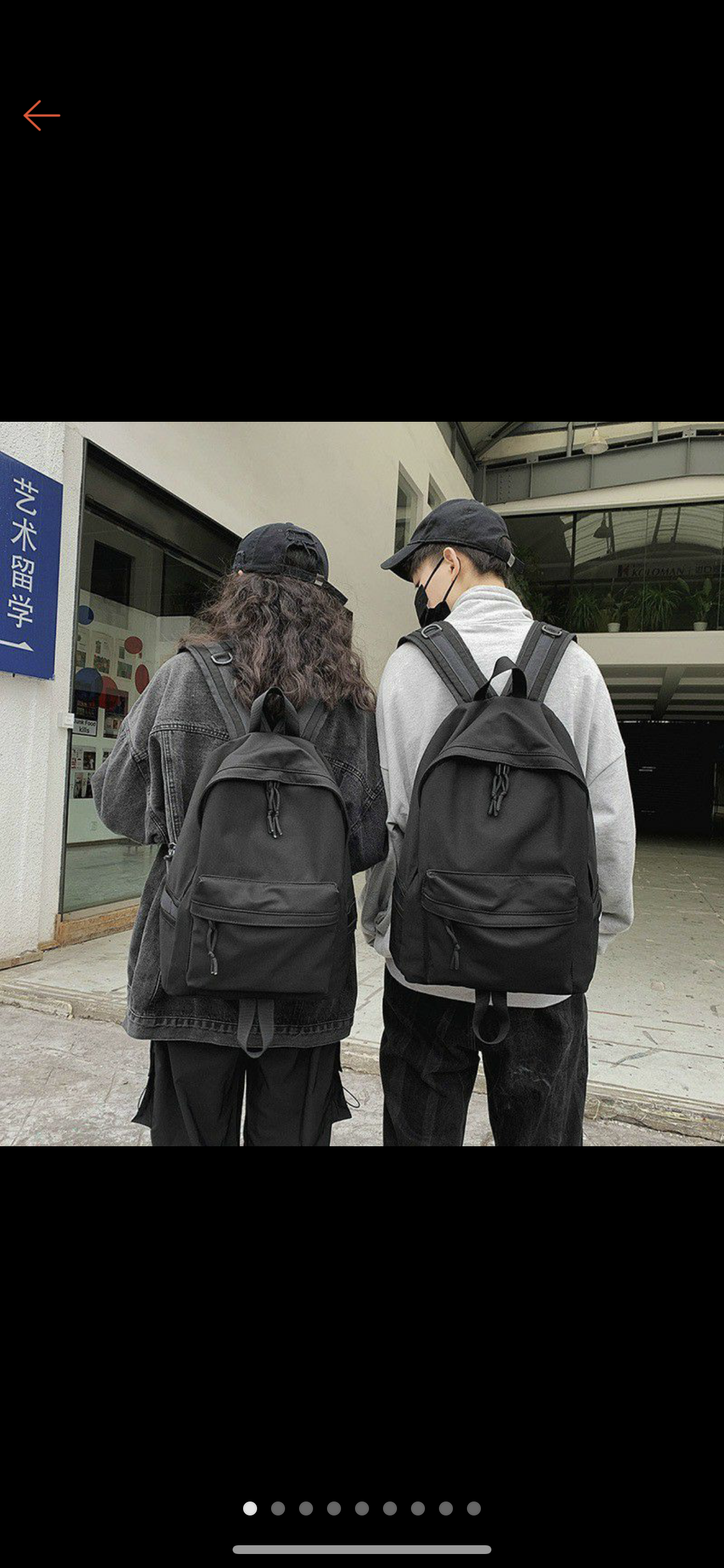 Balo ulzzang thời trang chống nước - DÙ TRƠN