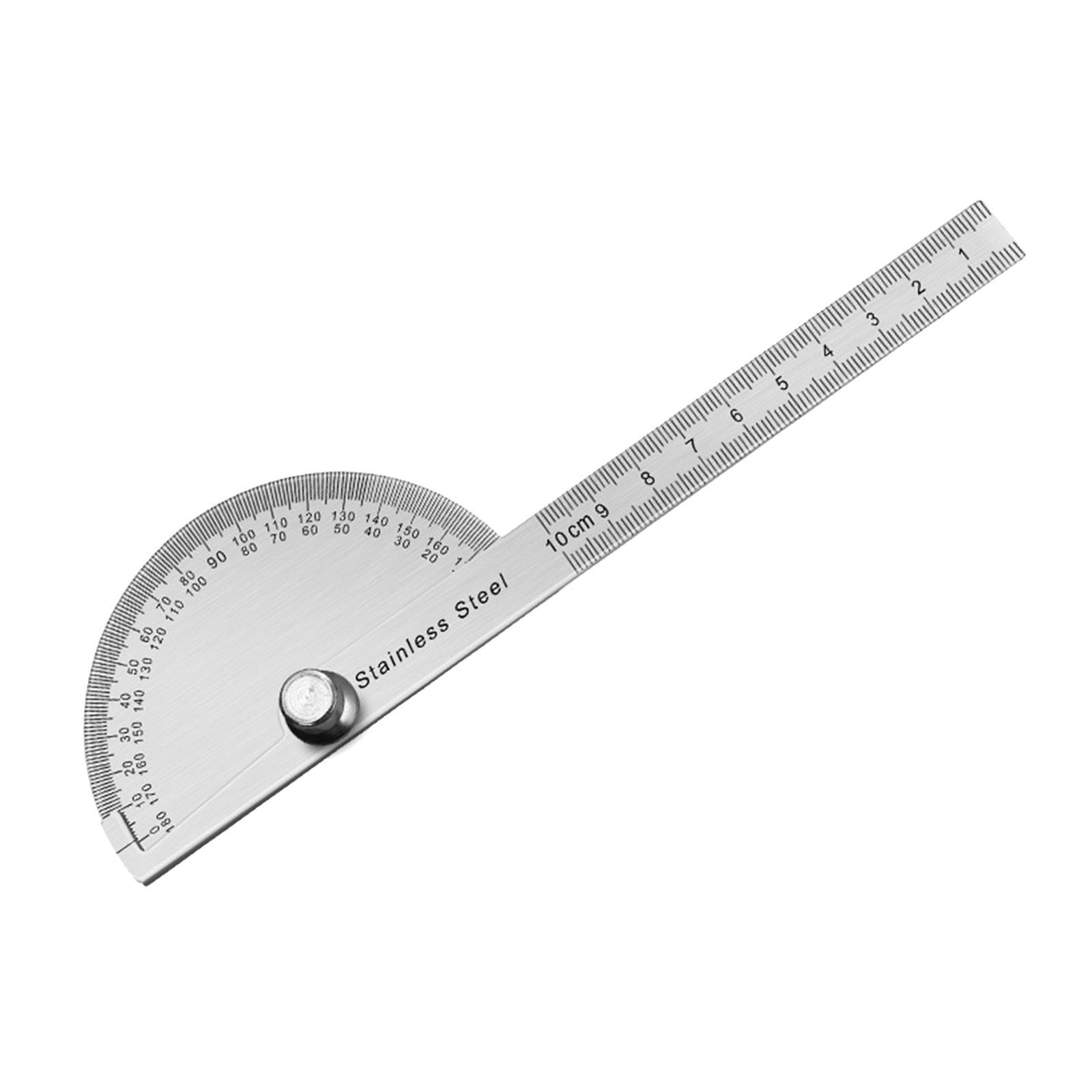 180 Degree Protractor Ruler Woodworking Ruler Angle Measure Tool
