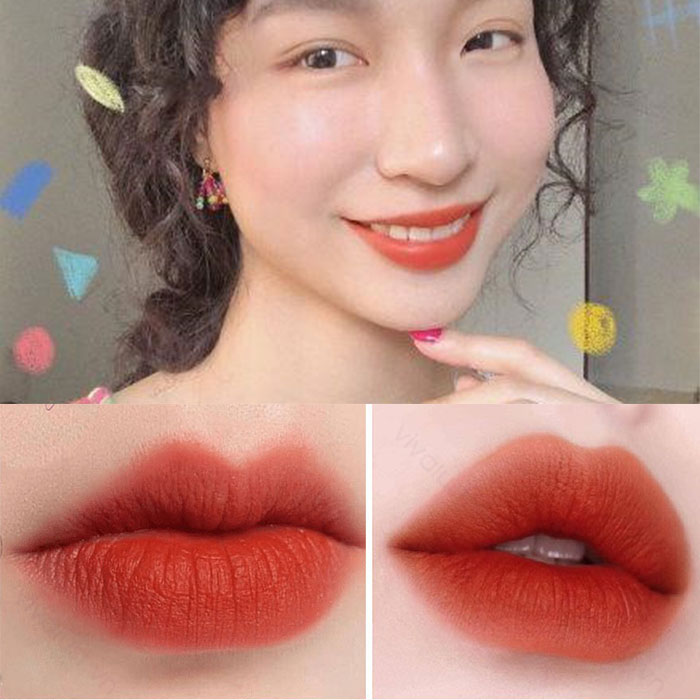 Son Shu Uemura Rouge Unlimited Matte M OR 580 Màu Đỏ Cam Cháy (Chất Son Lì)