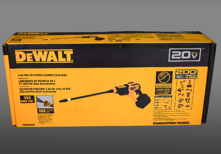 Máy phun xịt nước 20V Dewalt DCPW550B bảo hành 3 năm không bao gồm pin sạc