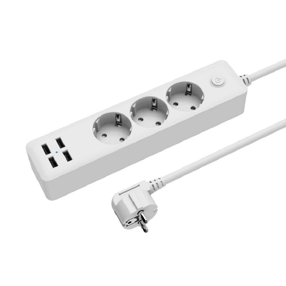 Ổ Cắm Cổng Sạc Điện Thoại Di Động 10a 2000w 4 USB Cho Văn Phòng Gia Đình