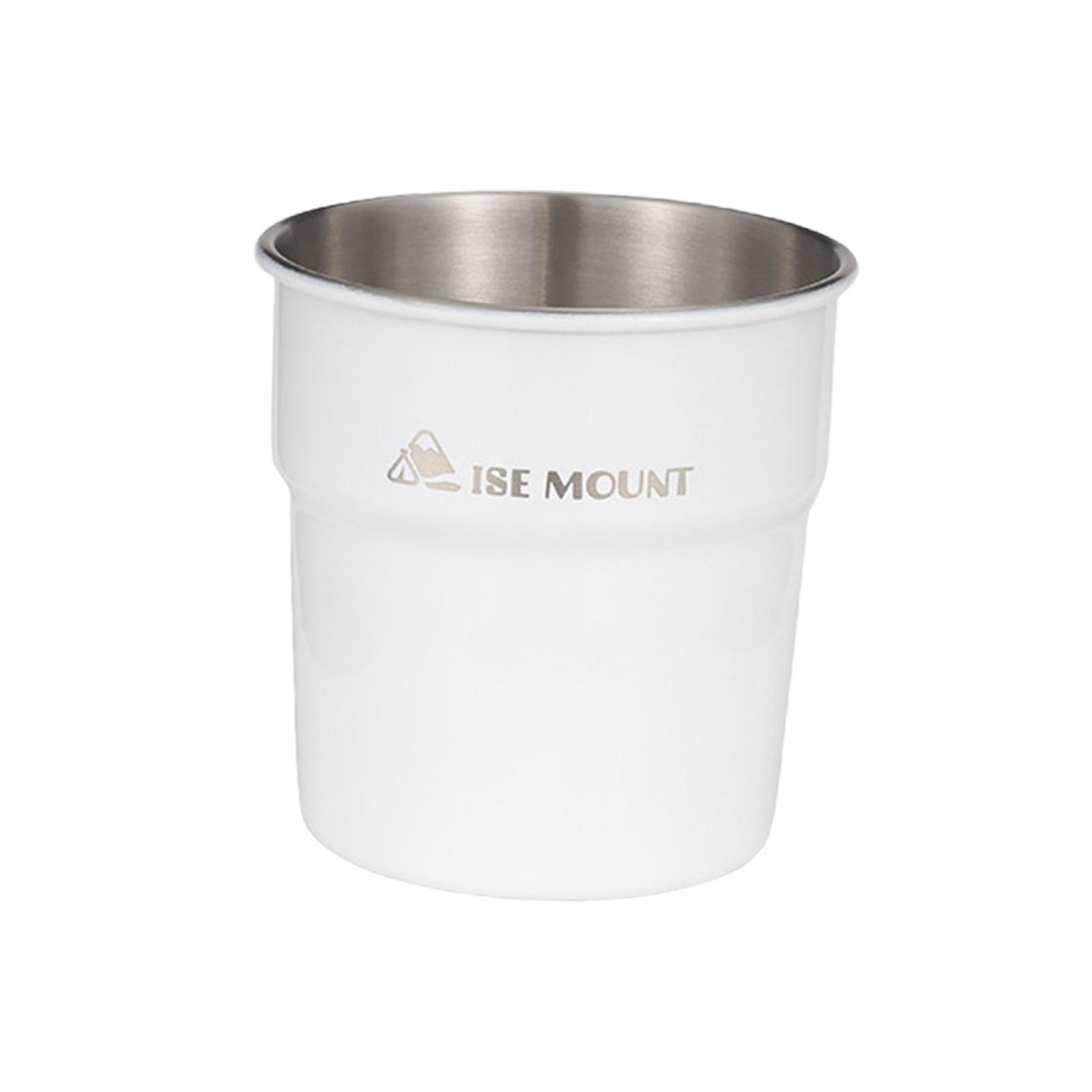 Camping Coffee Mug Stainless Steel Cup Drinking Glasses Ultralight Stackable Water Cup Travel Cup for Picnic Camping Campfire Travel Cooking
