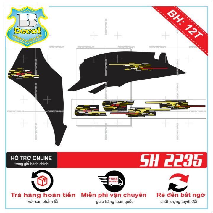 TEM XE SH CHẾ DÁN XE ĐEN