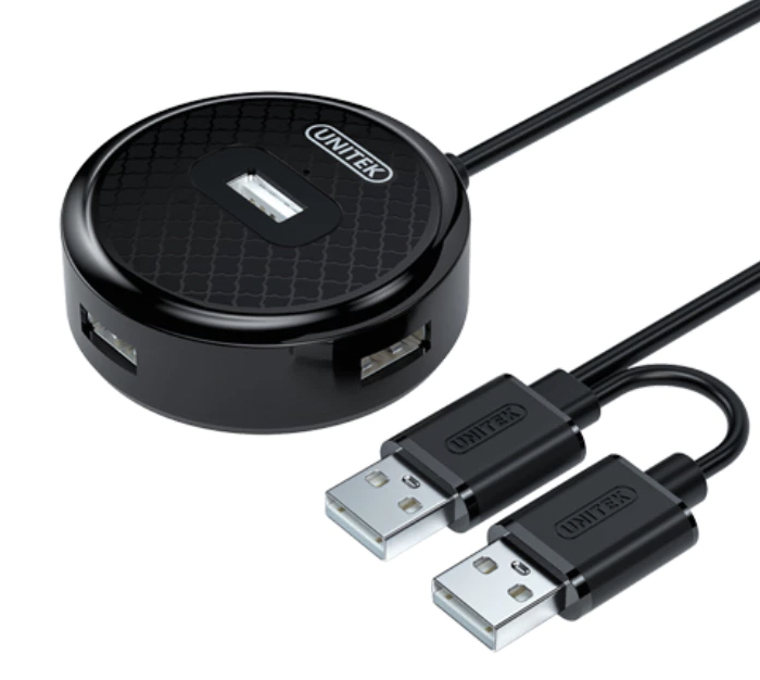 BỘ CHIA TÍN HIỆU USB 4 CỔNG RA 1 CỔNG 2.0 H200DBK ĐEN H200DWH- HÀNG CHÍNH HÃNG
