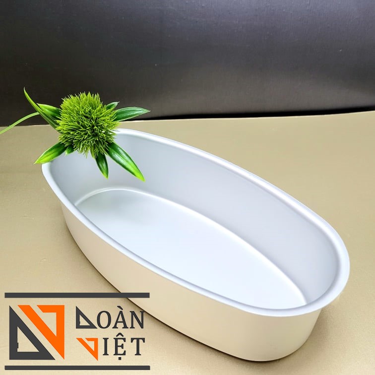 Khuôn Bánh Mì Hoa Cúc Oval - Đúc Nguyên Khối khuôn dày. Khuôn lớn 22,5cm. Dụng Cụ Làm Bánh, khuôn bánh nướng hấp TRUYỀN THỐNG bánh bông lan, bánh mì, bánh bò, bánh da lợn, rau câu, nhấn xôi, chứa đựng bảo vệ thực phẩm