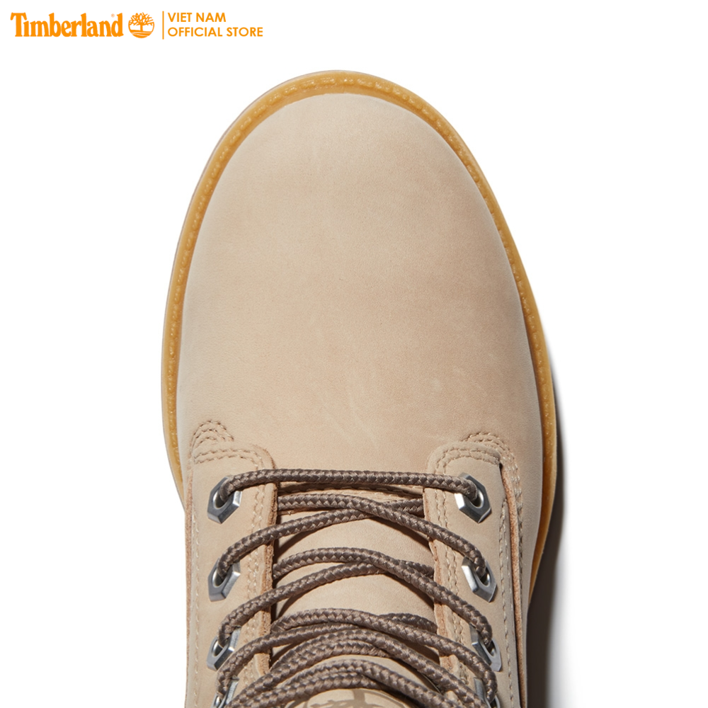 [Original] Timberland Giày Boot Nữ - Women’s Waterville 6-Inch Waterproof Boot Light Beige Nubuck TB0A2M26HJ