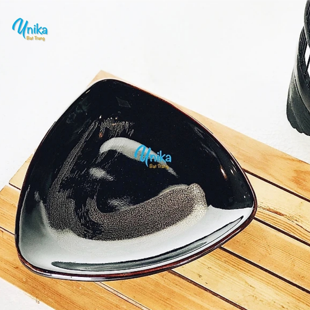 Bộ đồ ăn men bôi BAG03 - Bộ đồ ăn men cánh gián hỏa biến - Gốm sứ cao cấp Bát Tràng