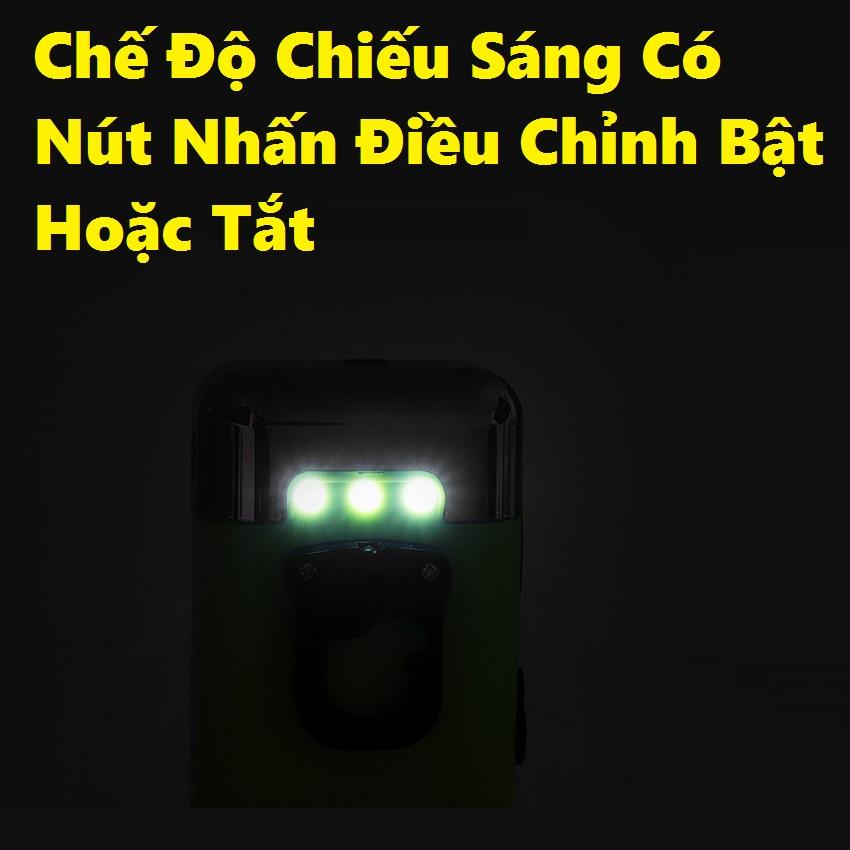 Máy Sục Oxy Hồ Cá,Sục Khí Bể Cá,Lọc Nước,Bơm Và Xả Nước Thùng Cá Cao Cấp Có Đèn Soi Tiện Lợi SPK-15